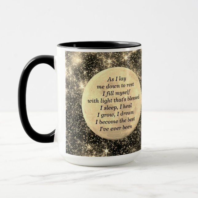 Get Well Sleep blessing design Mug (Left)