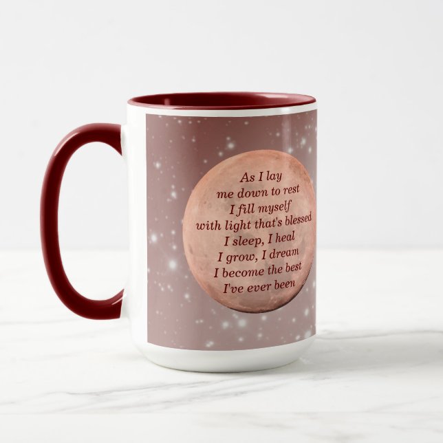 Get Well Sleep blessing design Mug (Left)