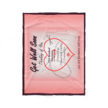 Get Well Soon #1 Fleece Blanket