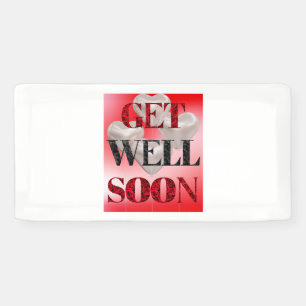 Get Well Soon 2x1 Vinyl Banner