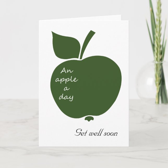 Get Well Soon Apple Card (Front)
