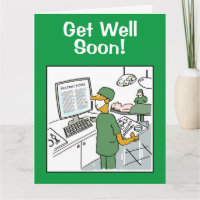 Get Well Soon - Asian Surgeon About to Operate