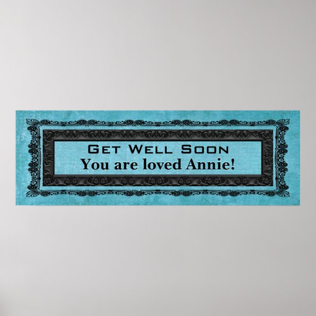 Get Well Soon Posters, Prints & Poster Printing | Zazzle CA