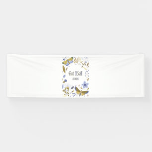 Get Well Soon Blues 2.5x8 Vinyl Banner