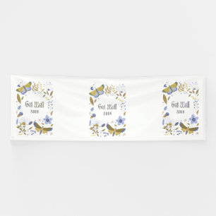 Get Well Soon Blues 4x12 Vinyl Banner