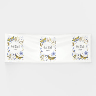 Get Well Soon Blues 4x12 Vinyl Banner
