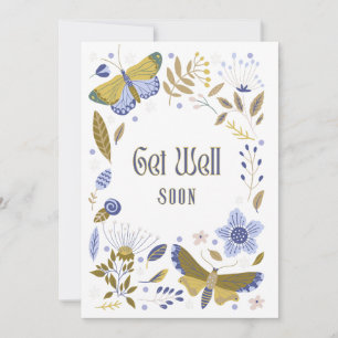 Get Well Soon Blues Invitation