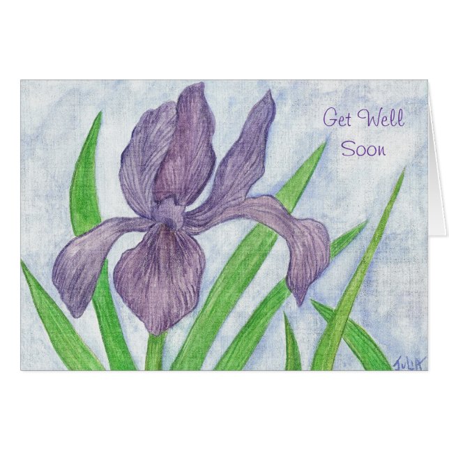 Get Well Soon Card (Front Horizontal)
