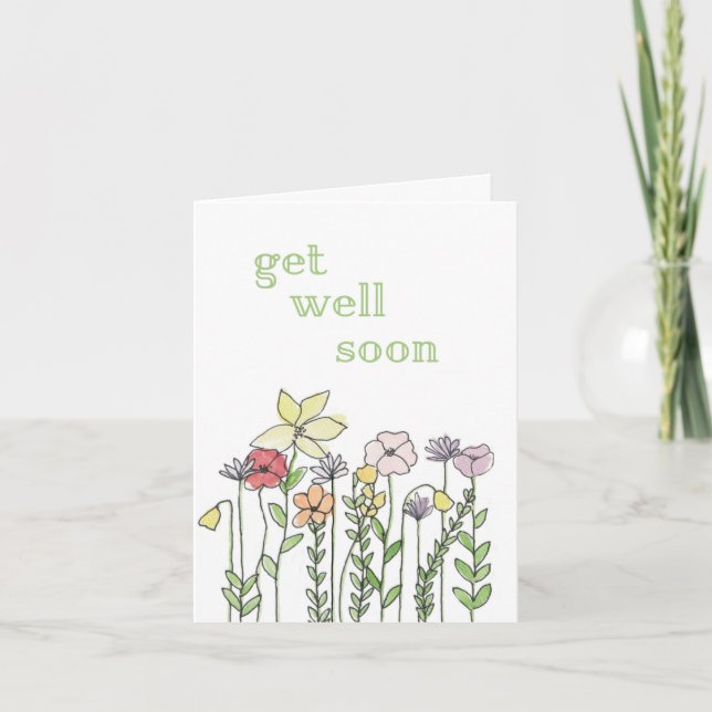 Get well soon card (Front)