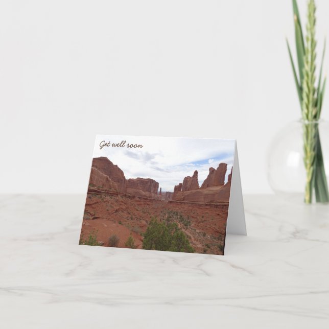 Get well soon card - Arches (Front)