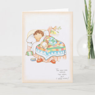 Get well soon card, Early  Bird Card