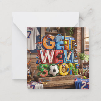 Get Well Soon Card for Sports Lover #1