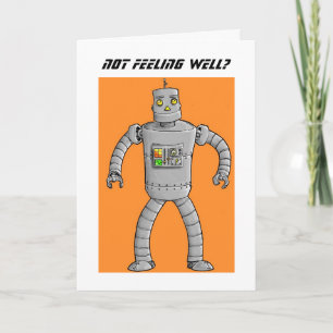 Get Well Soon Card Robot