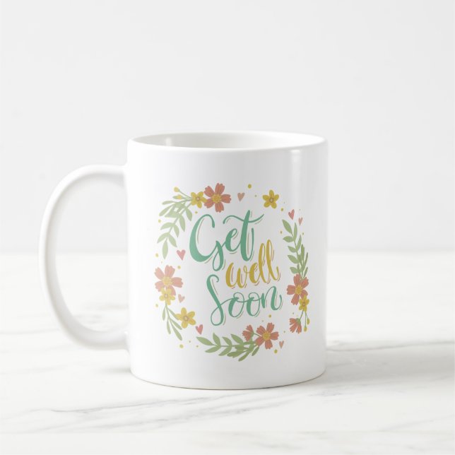 get well soon coffee mug (Left)