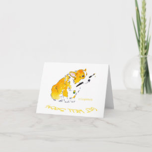 Get Well Soon Corgi Card