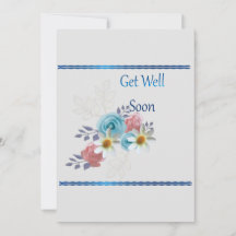 Get Well Soon Flat Card