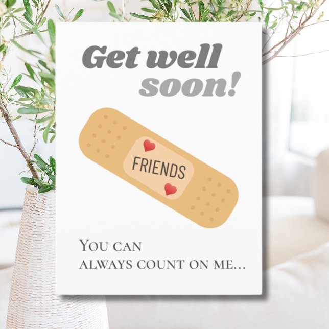Get well soon Friends Postcard (Creator Uploaded)