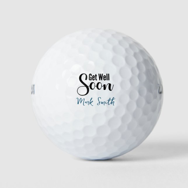 Get well soon golf balls (Front)