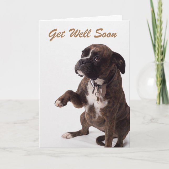 Get well soon greeting card (Front)