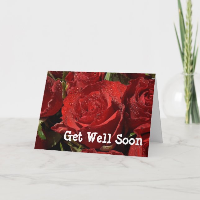 Get Well Soon Greeting Card (Front)