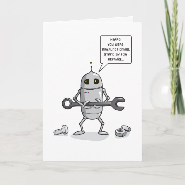 "Get Well Soon" Greeting Card - 5x7 (Front)