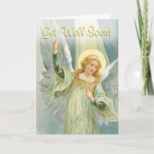 Get Well Soon - Guardian Angel Card