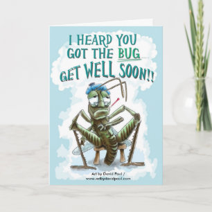 Get well soon holiday card