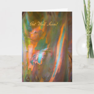 Get Well Soon - Impressionist-style Eucalyptus Card