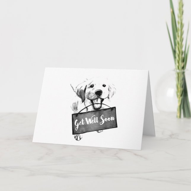 **GET WELL SOON** NOT A SUGGESTION-AN "ORDER" CARD (Front)