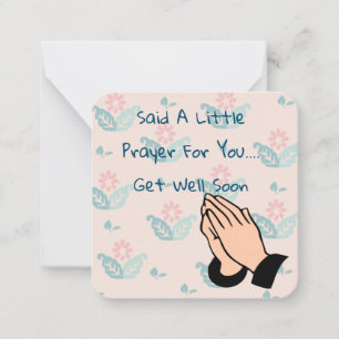 Get Well Soon Note Card