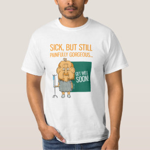 Get well soon - old geezer cartoon funny T-Shirt
