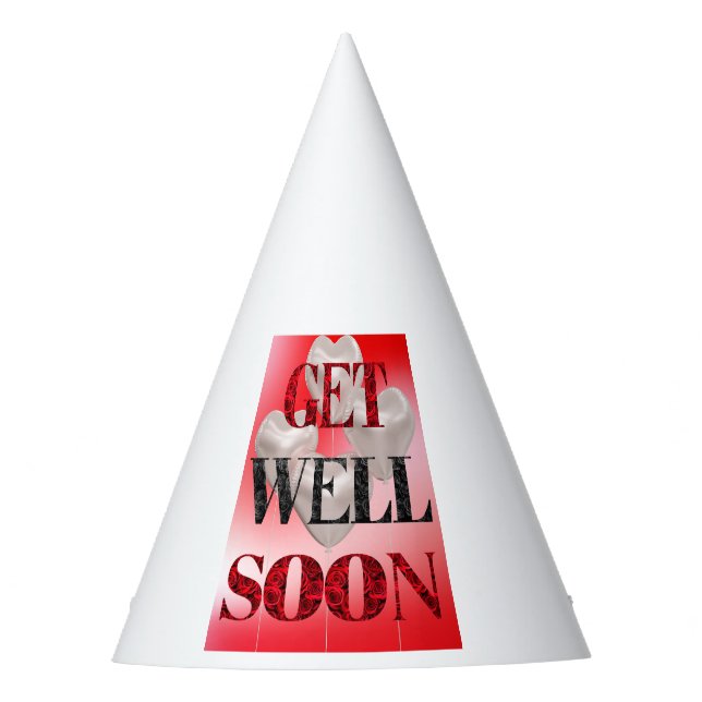 Get Well Soon Party Hat (Front)