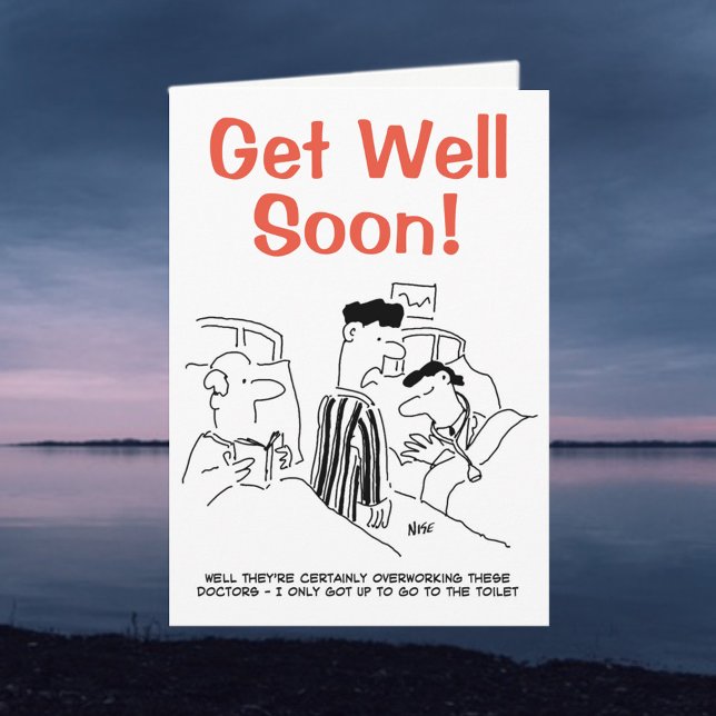 Get Well Soon - Personalise Inside Message Card (Creator Uploaded)
