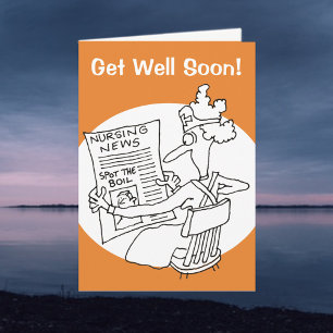 Get Well Soon - Personalise Inside Message Card