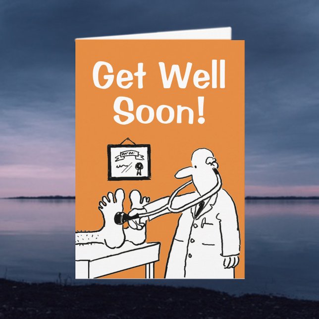 Get Well Soon - Personalize Inside Message Card (Creator Uploaded)