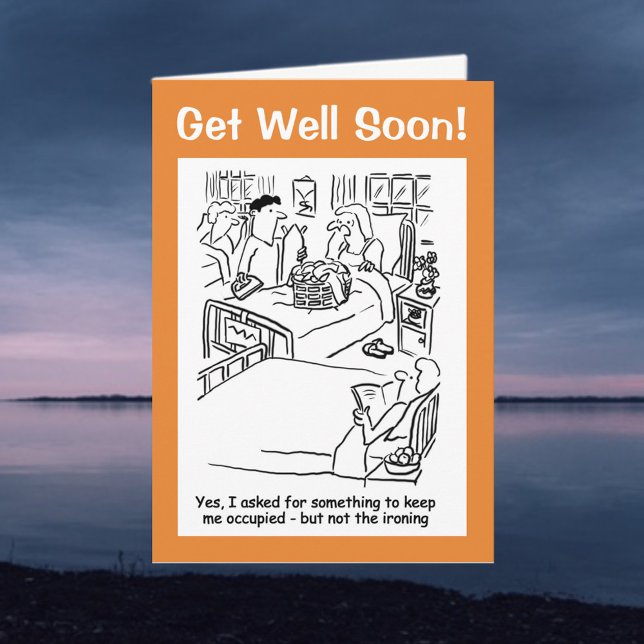 Get Well Soon - Personalize Inside Message Card (Creator Uploaded)
