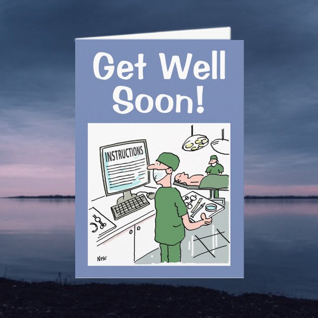 Get Well Soon - Personalize Inside Message Card (Creator Uploaded)