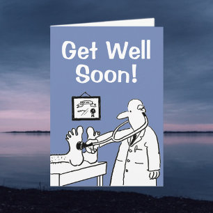 Get Well Soon - Personalize Inside Message Card