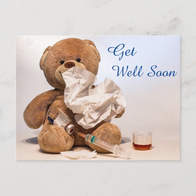 Get Well Soon Postcard (Front)