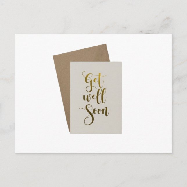 get well soon postcard (Front)