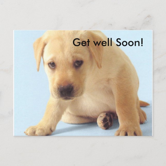 Get well Soon! Postcard (Front)