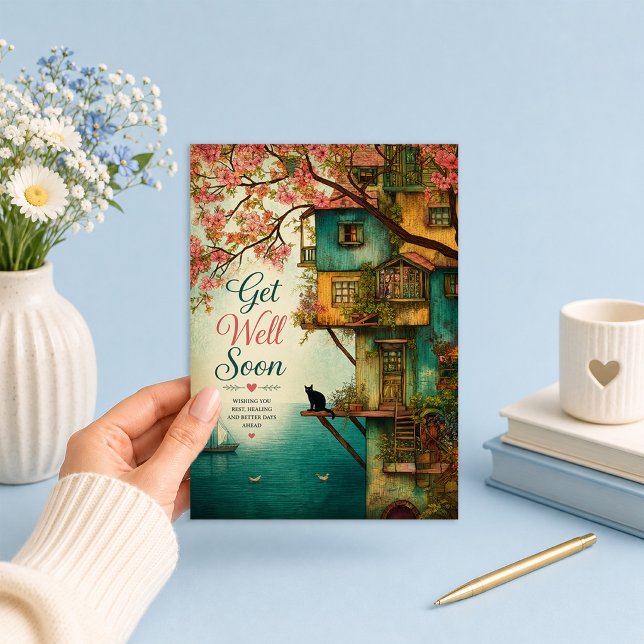 Get Well Soon Rest Healing Ahead Card (Creator Uploaded)