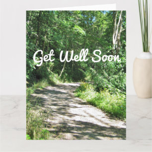Get Well Soon Road To Recovery Card