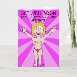 Get Well Soon Saucy Card