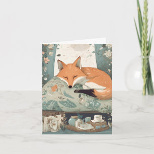Get Well Soon - Sleeping Fox Card