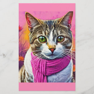 Get Well Soon – Spring Flu Recovery   Cozy Cat Stationery