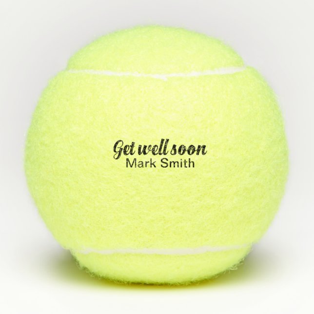 Get Well Soon  Tennis Balls (Front)