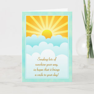 Get Well Sunshine Card