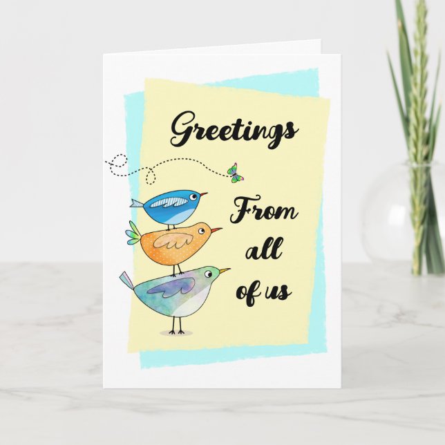 Get Well Wishes Add Name from Group Greeting Card (Front)