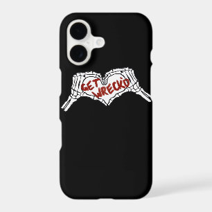 Get Wrecked Skeleton Hand Heart Classic